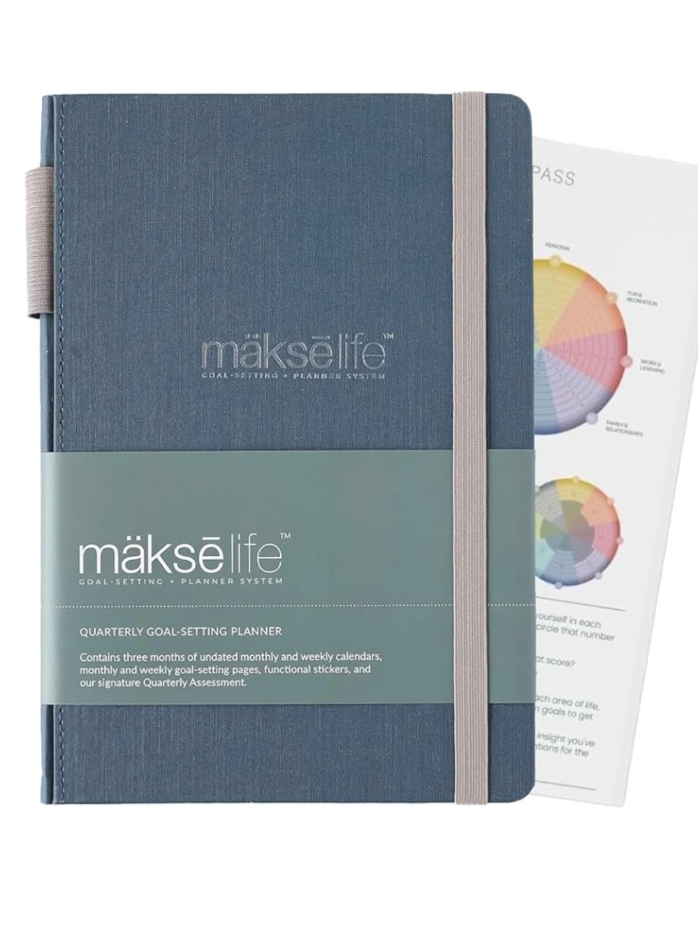 MäksēLife Undated Quarterly Planner